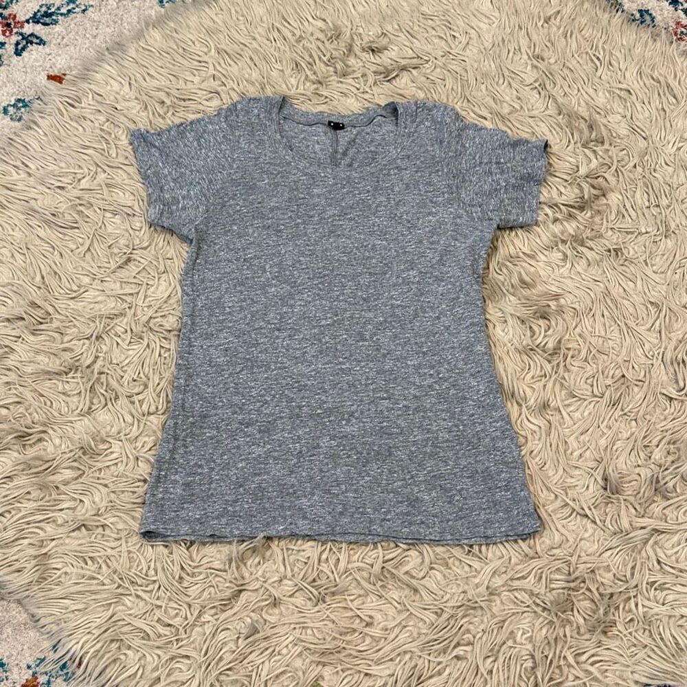 Monrow gray tshirt size large